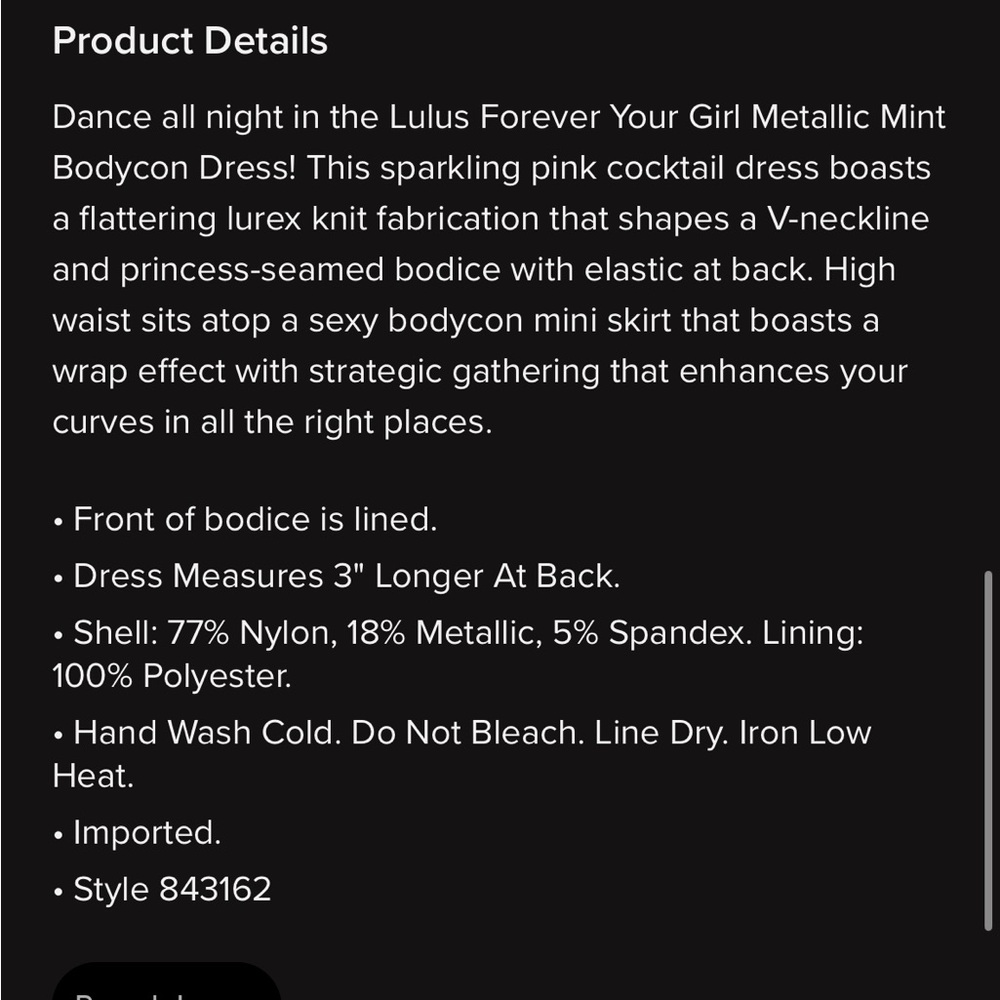 Lulus forever your girl metallic blush pink bodycon dress - Picture 5 of 7